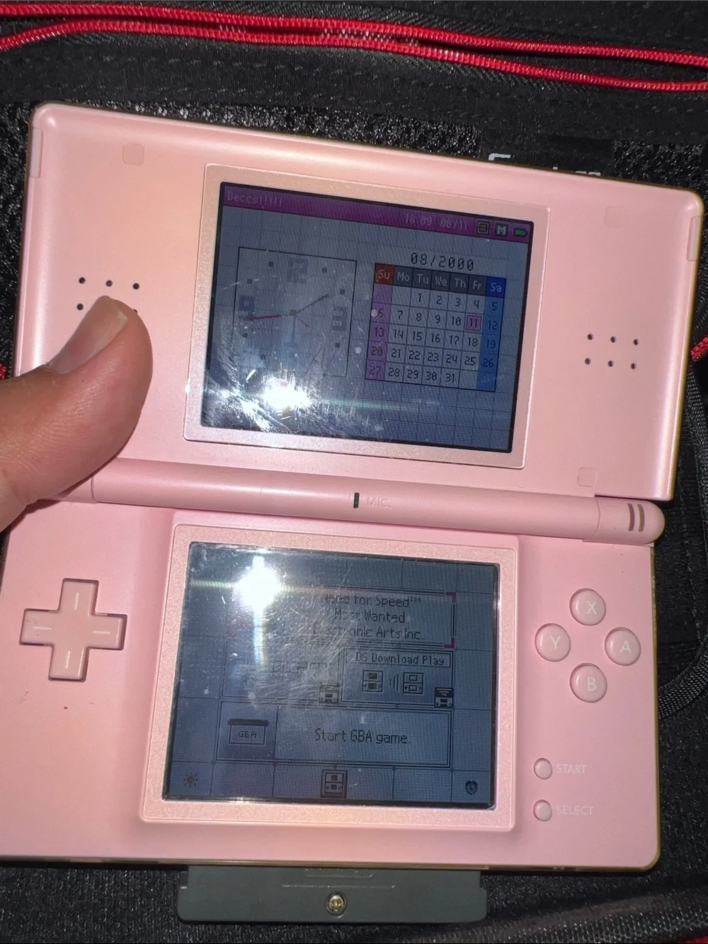 Nintendo DS Lite Light Pink Console bundle